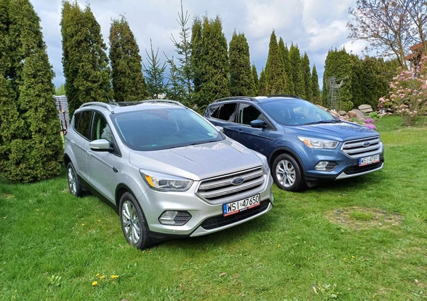 Ford Kuga cena 63900 przebieg: 26117, rok produkcji 2018 z Siedlce małe 92